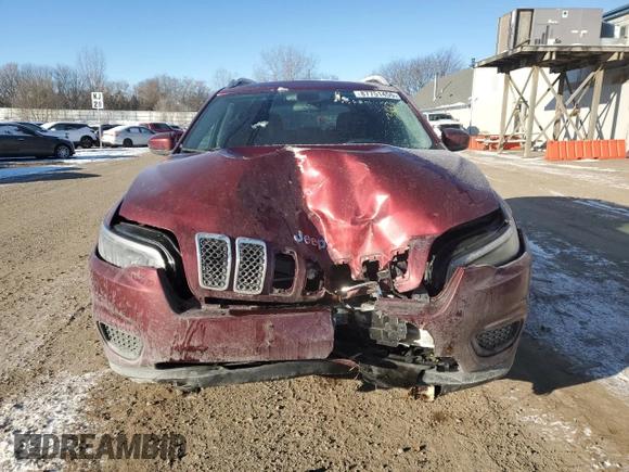 2020 Jeep Cherokee Latitude with VIN 1C4PJMCB3LD651068, listed as a Copart auction lot 87751455 with 72,700 mi miles and Salvage Title. Bid and sale history available at carsss.com. Image 5.
