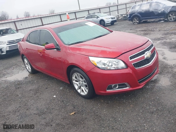 2013 Chevrolet Malibu ECO with VIN 1G11F5RR1DF110259, listed as a IAAI auction lot 41204795 with 132,909 mi miles. Bid and sale history available at carsss.com. Image 1.