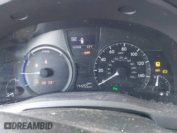 2015 Lexus RX 450h with VIN 2T2ZB1BA1FC004307, listed as a IAAI auction lot 41938179 with 174,255 mi miles and . Bid and sale history available at DreamBid. Image 7.