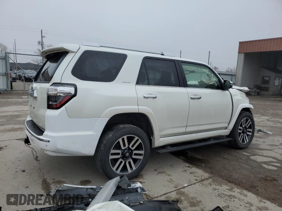 2023 Toyota 4Runner Limited with VIN JTEKU5JR8P6169368, listed as a Copart auction lot 52558575 with Not provided miles and Salvage title. Bid and sale history available at DreamBid. Image 3.