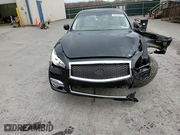 2015 Infiniti Q70 with VIN JN1BY1PR5FM830652, listed as a Copart auction lot 52894625 with 102,387 mi miles and Salvage Title. Bid and sale history available at DreamBid. Image 10.
