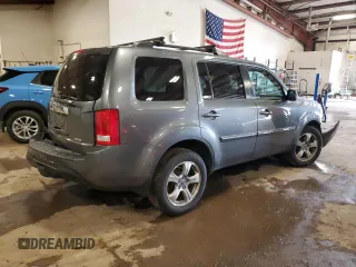 2012 Honda Pilot EX-L with VIN 5FNYF4H54CB042010, listed as a Copart auction lot 60454185 with Not provided miles and Clean title. Bid and sale history available at DreamBid. Image 3.