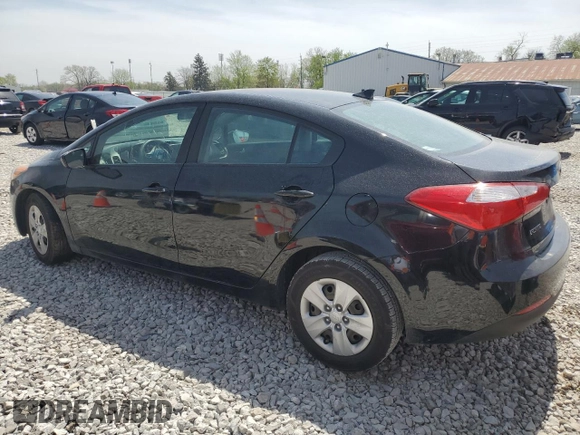 2016 Kia Forte LX with VIN KNAFK4A67G5574488, listed as a Copart auction lot 53993965 with 0 mi miles and Salvage Title. Bid and sale history available at carsss.com. Image 2.