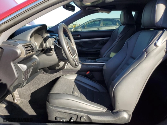 2015 Lexus RC 350 with VIN JTHSE5BC4F5001158, listed as a Copart auction lot 81338754 with 58,569 mi miles and Salvage Title. Bid and sale history available at carsss.com. Image 6.