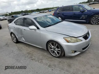 2006 Lexus IS 350 with VIN JTHBE262165010187, listed as a Copart auction lot 60073125 with 174,635 mi miles and Salvage title. Bid and sale history available at DreamBid. Image 4.