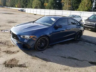 2021 Mercedes-Benz CLA 45 AMG with VIN W1K5J5DB5MN186242, listed as a Copart auction lot 79274274 with 26,166 mi miles and Salvage Title. Bid and sale history available at DreamBid. Image 1.