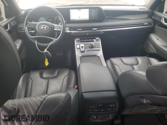 2023 Hyundai Palisade Limited z VIN KM8R5DGE7PU533771, wystawiony jako Copart lot #46678495 z przebiegiem 58 635 mil mil oraz Szkoda całkowita • Salvage title. Historia ofert i sprzedaży dostępna na DreamBid. Obrazek 8.