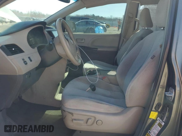 2012 Toyota Sienna LE with VIN 5TDJK3DC3CS040000, listed as a Copart auction lot 49530255 with 165,478 mi miles and Salvage Title. Bid and sale history available at carsss.com. Image 7.