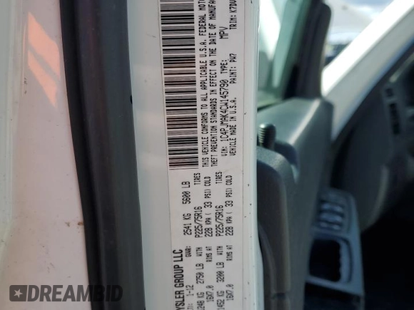 2012 Jeep Liberty Sport z VIN 1C4PJMAK4CW145790, wystawiony jako Copart lot #56780445 z przebiegiem 169 046 mil mil oraz Czysty tytuł • Clean title. Historia ofert i sprzedaży dostępna na DreamBid. Obrazek 13.