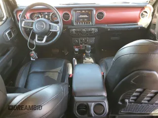 2023 Jeep Wrangler Rubicon with VIN 1C4HJXFN6PW509741, listed as a Copart auction lot 81324394 with 21,755 mi miles and Salvage title. Bid and sale history available at DreamBid. Image 8.