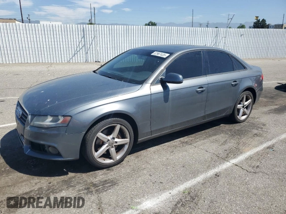 2012 Audi A4 2.0T Premium with VIN WAUAFAFL5CN001658, listed as a Copart auction lot 52967435 with 189,839 mi miles and Clean Title. Bid and sale history available at carsss.com. Image 1.