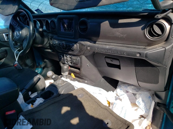2020 Jeep Wrangler Unlimited Willys with VIN 1C4HJXDN4LW137202, listed as a Copart auction lot 86858234 with 109,509 mi miles and Salvage title. Bid and sale history available at DreamBid. Image 8.