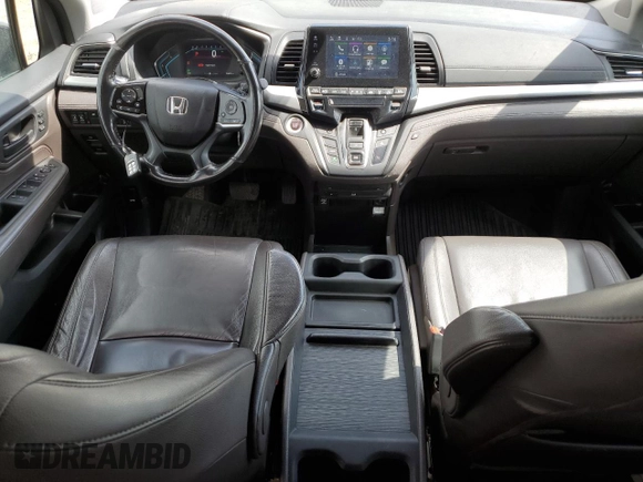 2018 Honda Odyssey EX-L z VIN 5FNRL6H68JB508942, wystawiony jako Copart lot #57323725 z przebiegiem 106 083 mil mil oraz Czysty tytuł • Clean title. Historia ofert i sprzedaży dostępna na DreamBid. Obrazek 8.
