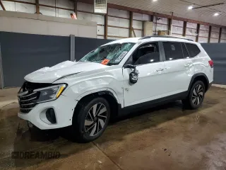 2025 Volkswagen Atlas SE with VIN 1V2WR2CAXSC550242, listed as a Copart auction lot 63497035 with 7,572 mi miles and Non repairable. Bid and sale history available at DreamBid. Image 1.