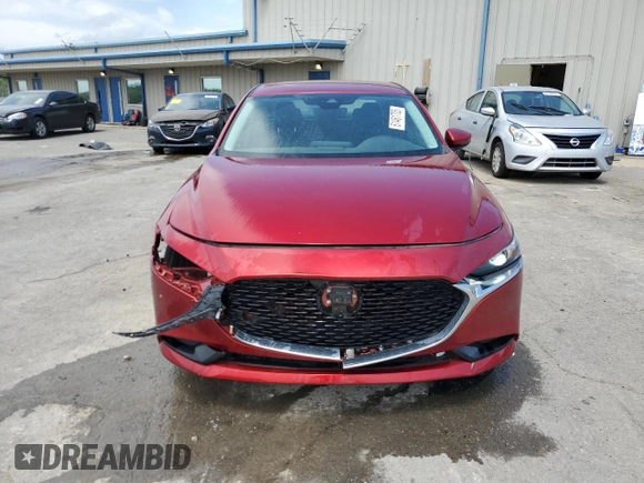 2019 Mazda 3 Preferred with VIN 3MZBPADL1KM105819, listed as a Copart auction lot 61461705 with 70,074 mi miles and Salvage title. Bid and sale history available at DreamBid. Image 5.