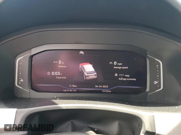 2022 Volkswagen Atlas SEL with VIN 1V2BE2CA4NC206923, listed as a Copart auction lot 54386495 with 73,133 mi miles and Salvage title. Bid and sale history available at DreamBid. Image 9.