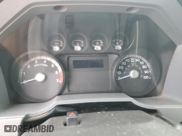 2014 Ford F-250 XL with VIN 1FT7X2B62EEA64817, listed as a Copart auction lot 43333775 with 349,548 mi miles and Salvage title. Bid and sale history available at DreamBid. Image 9.