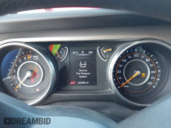 2018 Jeep Wrangler Unlimited Sport S z VIN 1C4HJXDGXJW168940, wystawiony jako IAAI lot #42200607 z przebiegiem 60 308 mil mil oraz . Historia ofert i sprzedaży dostępna na DreamBid. Obrazek 7.