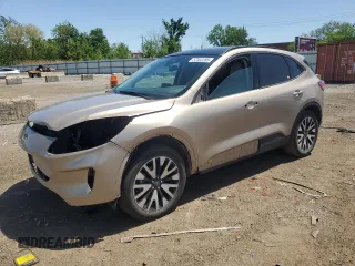 2020 Ford Escape SE Sport Hybrid with VIN 1FMCU9BZ7LUB14362, listed as a Copart auction lot 57302285 with 103,337 mi miles and Salvage title. Bid and sale history available at DreamBid. Image 1.