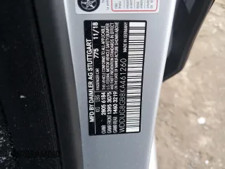 2019 Mercedes-Benz S 560 with VIN WDDUG8GB8KA461260, listed as a Copart auction lot 85986734 with Not Provided miles and Salvage Title. Bid and sale history available at DreamBid. Image 14.