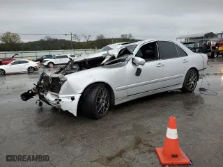 2001 Mercedes-Benz E-Class with VIN WDBJF65J71B282195, listed as a Copart auction lot 51190135 with 0 mi miles and Non Repairable. Bid and sale history available at carsss.com. Image 1.