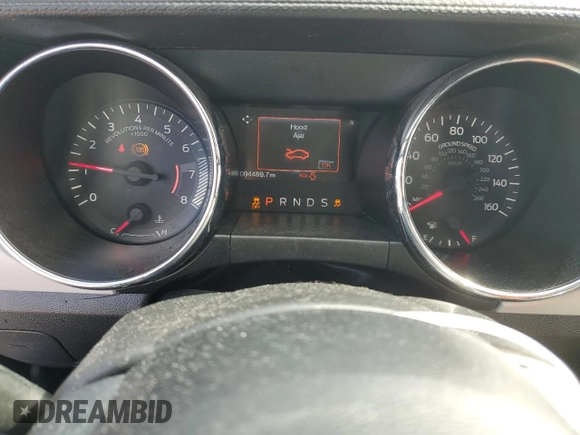 2017 Ford Mustang EcoBoost Premium with VIN 1FATP8UH9H5217901, listed as a Copart auction lot 58243235 with 94,489 mi miles and Salvage title. Bid and sale history available at DreamBid. Image 9.