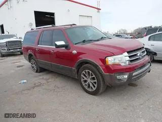 2015 Ford Expedition EL XLT with VIN 1FMJK1HT0FEF18846, listed as a IAAI auction lot 41569551 with 160,793 mi miles. Bid and sale history available at carsss.com. Image 1.