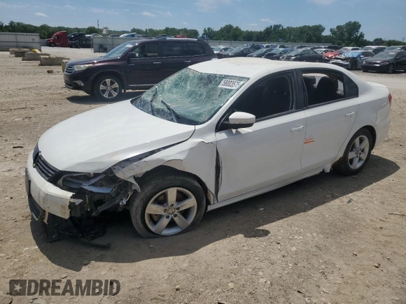 2012 Volkswagen Jetta TDI with VIN 3VWLL7AJ7CM007899, listed as a Copart auction lot 58003575 with Not provided miles and Salvage title. Bid and sale history available at DreamBid. Image 1.