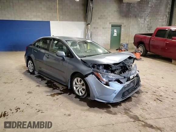 2020 Toyota Corolla LE with VIN JTDEPRAE3LJ090615, listed as a Copart auction lot 48289505 with 214,319 mi miles and Salvage Title. Bid and sale history available at carsss.com. Image 14.