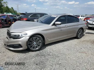 2018 BMW 5 Series 530i with VIN WBAJA5C55JWA39929, listed as a Copart auction lot 55475125 with 116,496 mi miles and Salvage title. Bid and sale history available at DreamBid. Image 1.