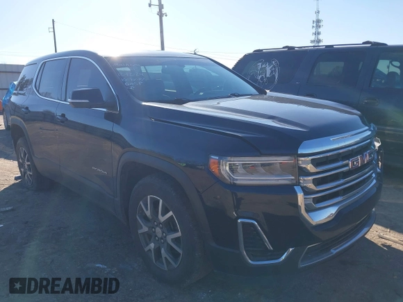 2021 GMC Acadia SLE with VIN 1GKKNKLA9MZ136112, listed as a IAAI auction lot 41212337 with 76,827 mi miles and . Bid and sale history available at DreamBid. Image 1.
