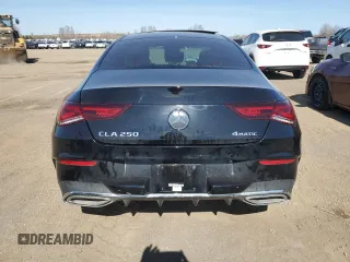 2020 Mercedes-Benz CLA 250 with VIN WDD5J4HB7LN068406, listed as a Copart auction lot 53327505 with 96,726 mi miles and Salvage title. Bid and sale history available at DreamBid. Image 6.