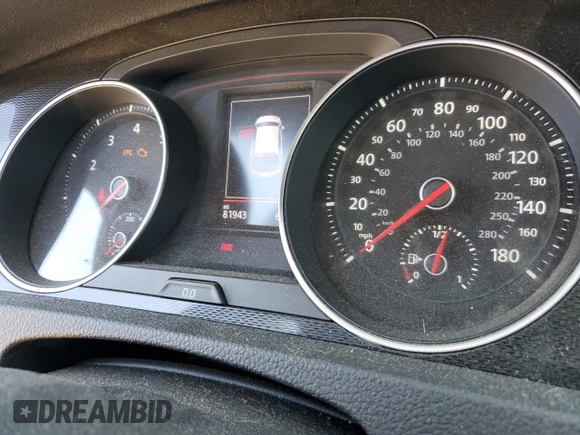 2017 Volkswagen Golf GTI Autobahn with VIN 3VW547AU1HM026617, listed as a Copart auction lot 74368554 with 81,943 mi miles and Salvage Title. Bid and sale history available at carsss.com. Image 9.