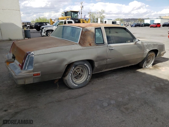 1983 Oldsmobile Cutlass Supreme with VIN 1G3AR47A8DM484644, listed as a Copart auction lot 69251714 with NaN miles and Clean Title. Bid and sale history available at carsss.com. Image 3.