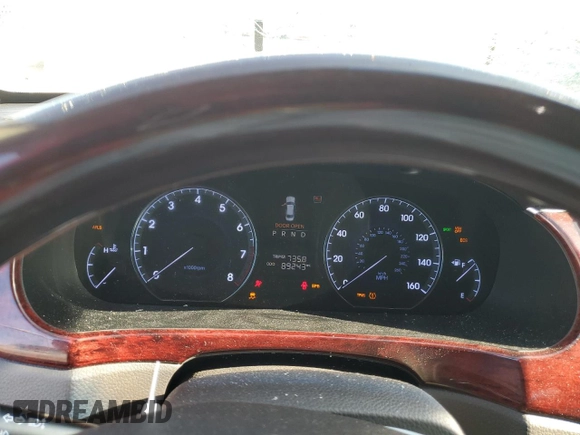 2013 Hyundai Equus Signature with VIN KMHGH4JH0DU064262, listed as a Copart auction lot 54156865 with 89,243 mi miles and Salvage Title. Bid and sale history available at DreamBid. Image 9.