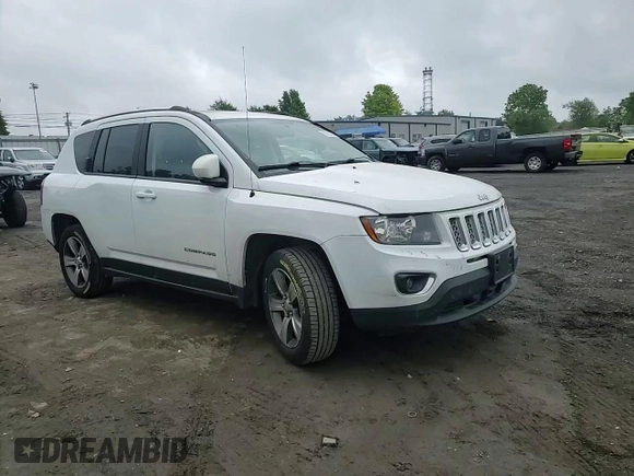 2017 Jeep Compass High Altitude with VIN 1C4NJCEB6HD186937, listed as a Copart auction lot 57953105 with 190,876 mi miles and Salvage title. Bid and sale history available at DreamBid. Image 14.