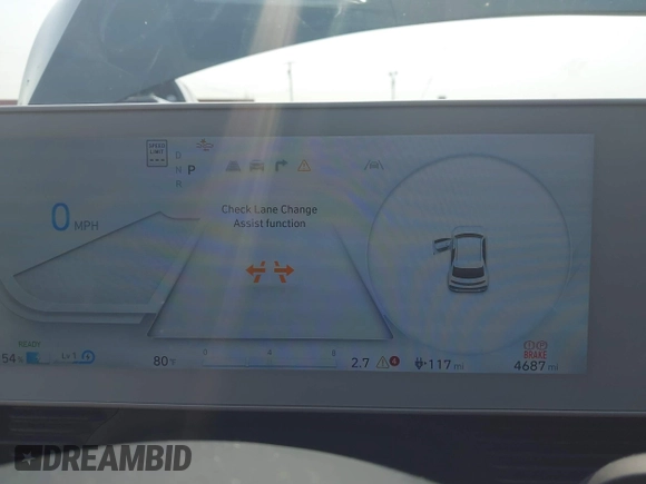 2024 Hyundai Ioniq 5 Limited with VIN KM8KRDDF8RU277520, listed as a IAAI auction lot 42480659 with 4,687 mi miles and . Bid and sale history available at DreamBid. Image 7.