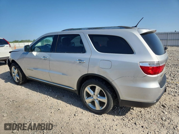2013 Dodge Durango Citadel with VIN 1C4RDJEG7DC517761, listed as a Copart auction lot 61745515 with 175,810 mi miles and Clean title. Bid and sale history available at DreamBid. Image 2.