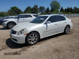 2005 Infiniti G35 z VIN JNKCV51E55M206726, wystawiony jako Copart lot #56224325 z przebiegiem Nie podano mil oraz Szkoda całkowita • Salvage title. Historia ofert i sprzedaży dostępna na DreamBid. Obrazek 1.