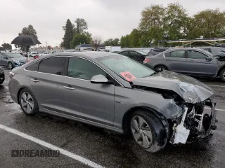2017 Hyundai Sonata Hybrid Limited with VIN KMHE34L33HA075304, listed as a Copart auction lot 42200613 with 0 mi miles. Bid and sale history available at carsss.com. Image 4.