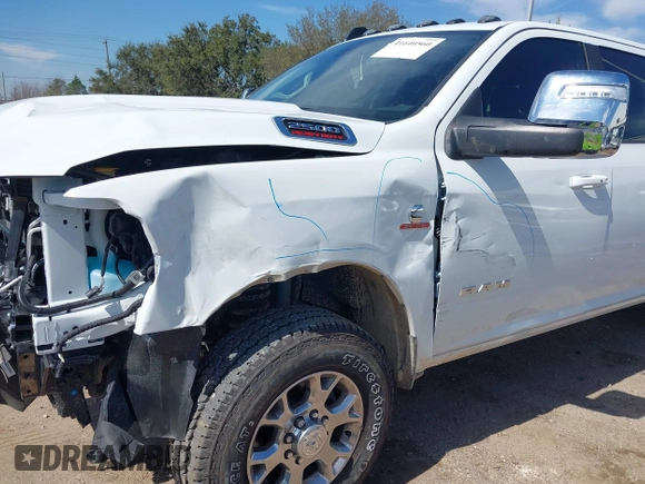 2024 Ram 2500 Laramie с VIN 3C6UR5FL6RG384601, выставлен на аукционе IAAI как лот 41640560 с пробегом 21 330 миль миль и . История ставок и продаж доступна на DreamBid. Изображение 6.