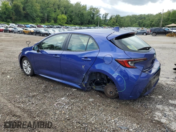 2023 Toyota Corolla Hatchback SE with VIN JTND4MBE8P3191760, listed as a Copart auction lot 64252394 with 10,255 mi miles and Salvage Title. Bid and sale history available at carsss.com. Image 2.