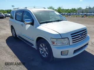 2005 Infiniti QX56 z VIN 5N3AA08C95N801801, wystawiony jako IAAI lot #42318049 z przebiegiem 138 219 mil mil oraz . Historia ofert i sprzedaży dostępna na DreamBid. Obrazek 1.
