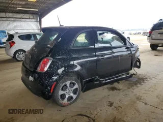 2015 FIAT 500e with VIN 3C3CFFGE9FT672669, listed as a Copart auction lot 52047345 with Not provided miles and Salvage title. Bid and sale history available at DreamBid. Image 3.