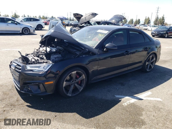 2019 Audi S4 Premium Plus with VIN WAUB4AF44KA111867, listed as a Copart auction lot 49939724 with 0 mi miles. Bid and sale history available at carsss.com. Image 1.