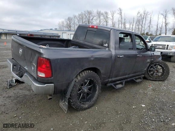 2018 Ram 1500 Big Horn with VIN 1C6RR7LT1JS295537, listed as a Copart auction lot 45427025 with 92,764 mi miles and Salvage Title. Bid and sale history available at carsss.com. Image 3.