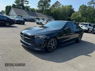 2022 Mercedes-Benz C 300 with VIN W1KAF4GB0NR058605, listed as a Copart auction lot 65403115 with 77,158 mi miles and Clean title. Bid and sale history available at DreamBid. Image 1.