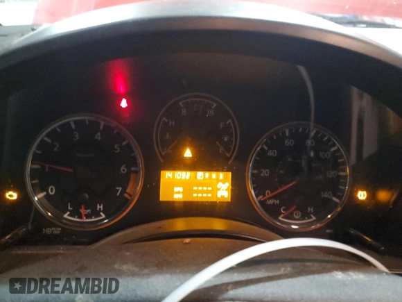 2012 Nissan Titan SV with VIN 1N6BA0EC6CN321585, listed as a Copart auction lot 80860004 with 141,092 mi miles and Salvage Title. Bid and sale history available at carsss.com. Image 9.