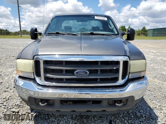 2004 Ford Super Duty F-250 XL with VIN 1FTNX20L24EB98046, listed as a Copart auction lot 51931954 with 267,436 mi miles and Salvage Title. Bid and sale history available at carsss.com. Image 5.