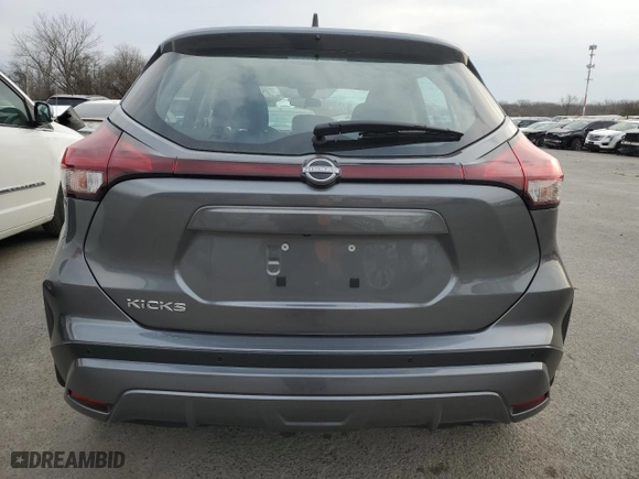 2023 Nissan Kicks S with VIN 3N1CP5BV1PL542917, listed as a Copart auction lot 46529945 with 23,011 mi miles and Salvage Title. Bid and sale history available at carsss.com. Image 6.